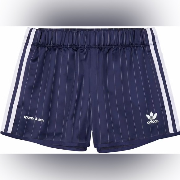 Sporty & Rich Pants - Adidas x Sporty & Rich Track shorts